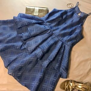 Belle Badgley Mischka Bianca Powder Blue Dress